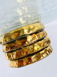 24k Gold-Plated Cake Stand by Annieglass