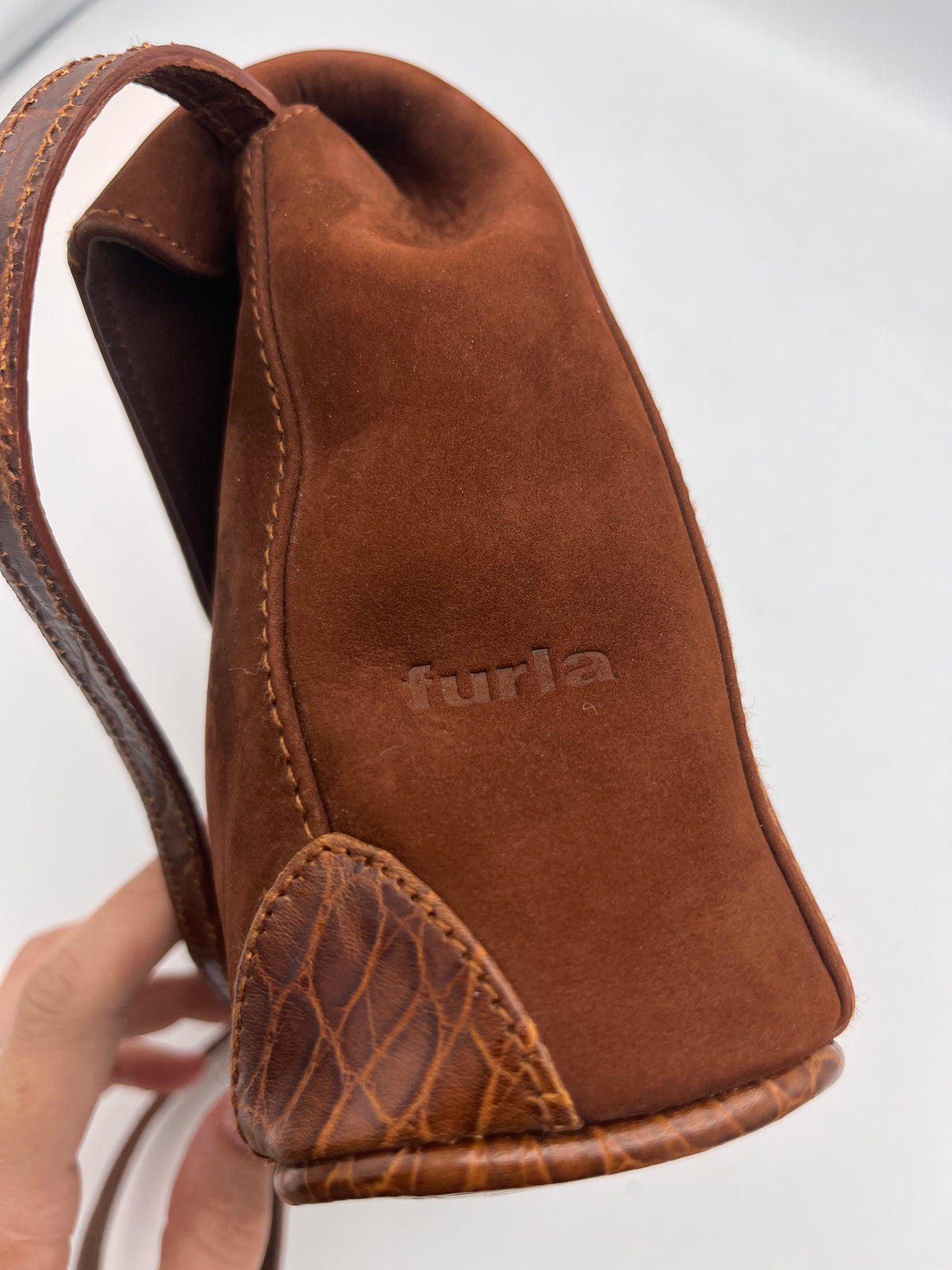 Vintage Leather Furla Bag