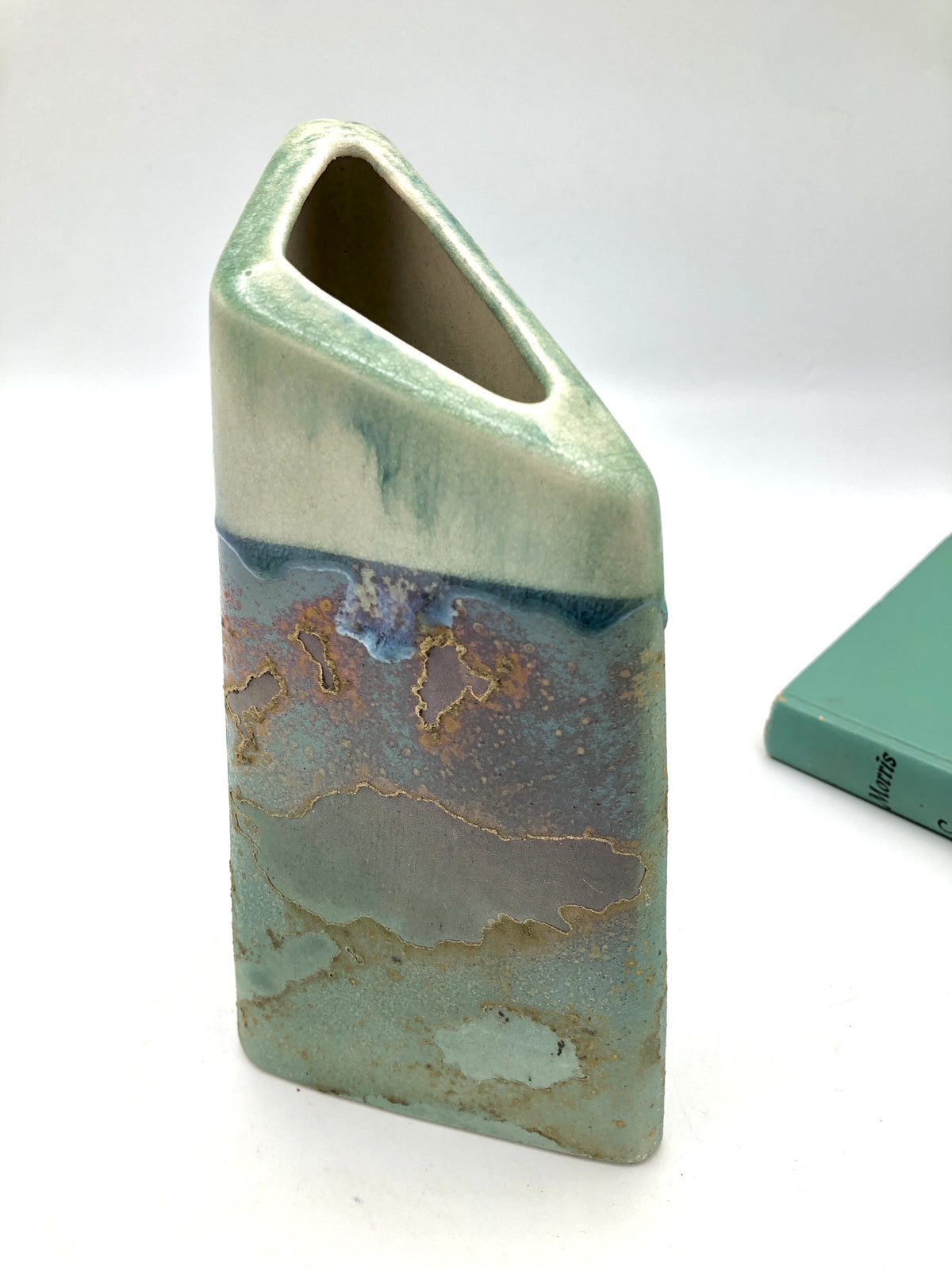 Vintage Tony Evans Raku Vase
