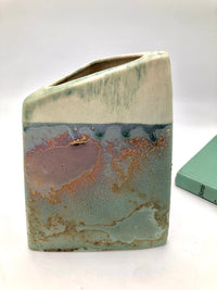 Vintage Tony Evans Raku Vase