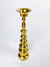 Large Vintage Brass Candle Holder