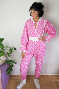 Jeanne Marc Criss-Cross Jumpsuit