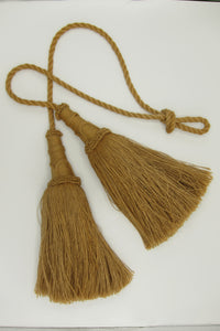Vintage Handmade Jute Double Tassel