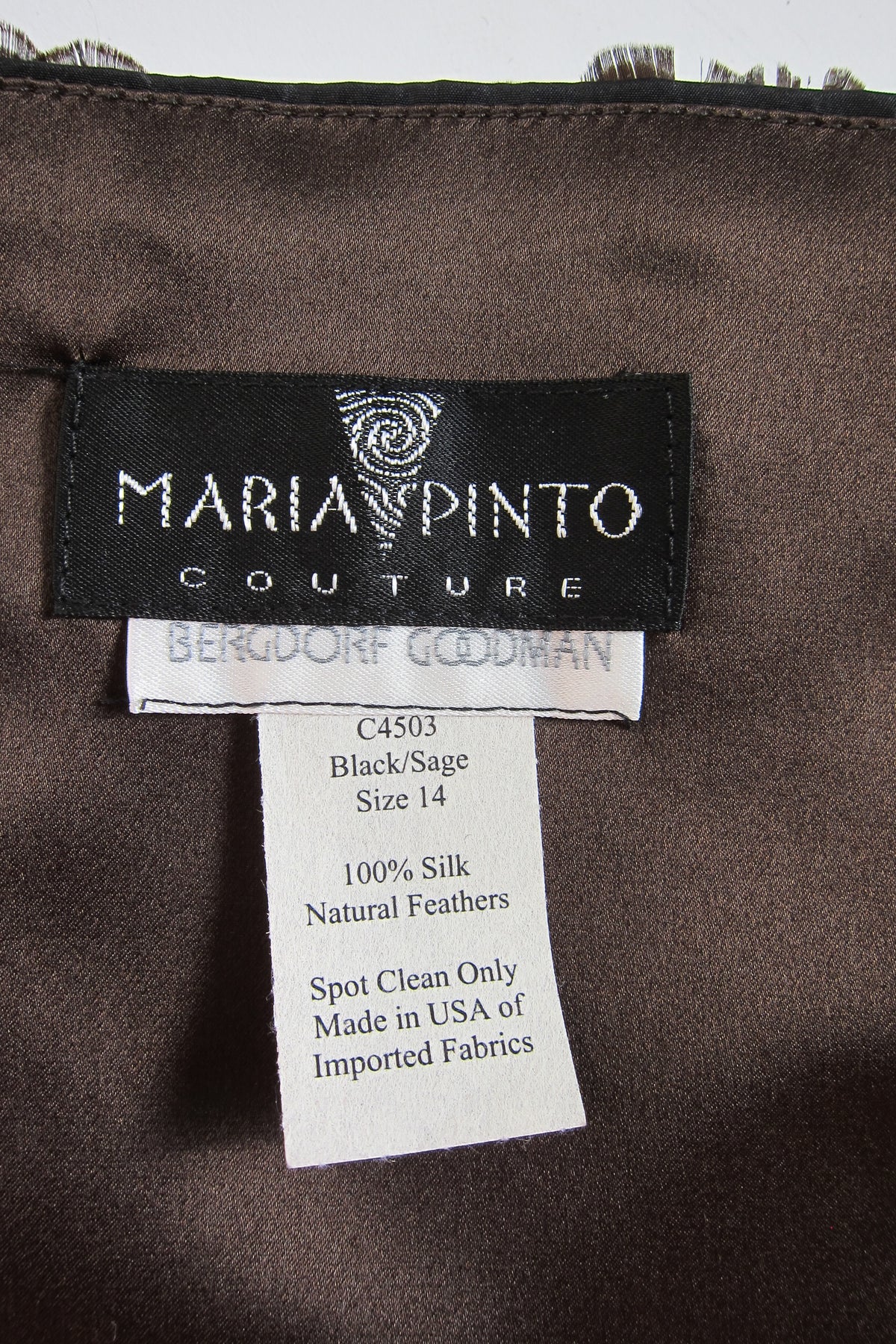 Maria Pinto Couture Feather Top