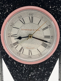 Vintage 90s Postmodern Speckled Clock