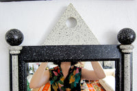 Postmodern Speckled Wall Mirror