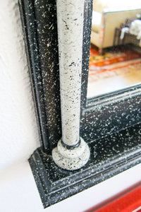 Postmodern Speckled Wall Mirror