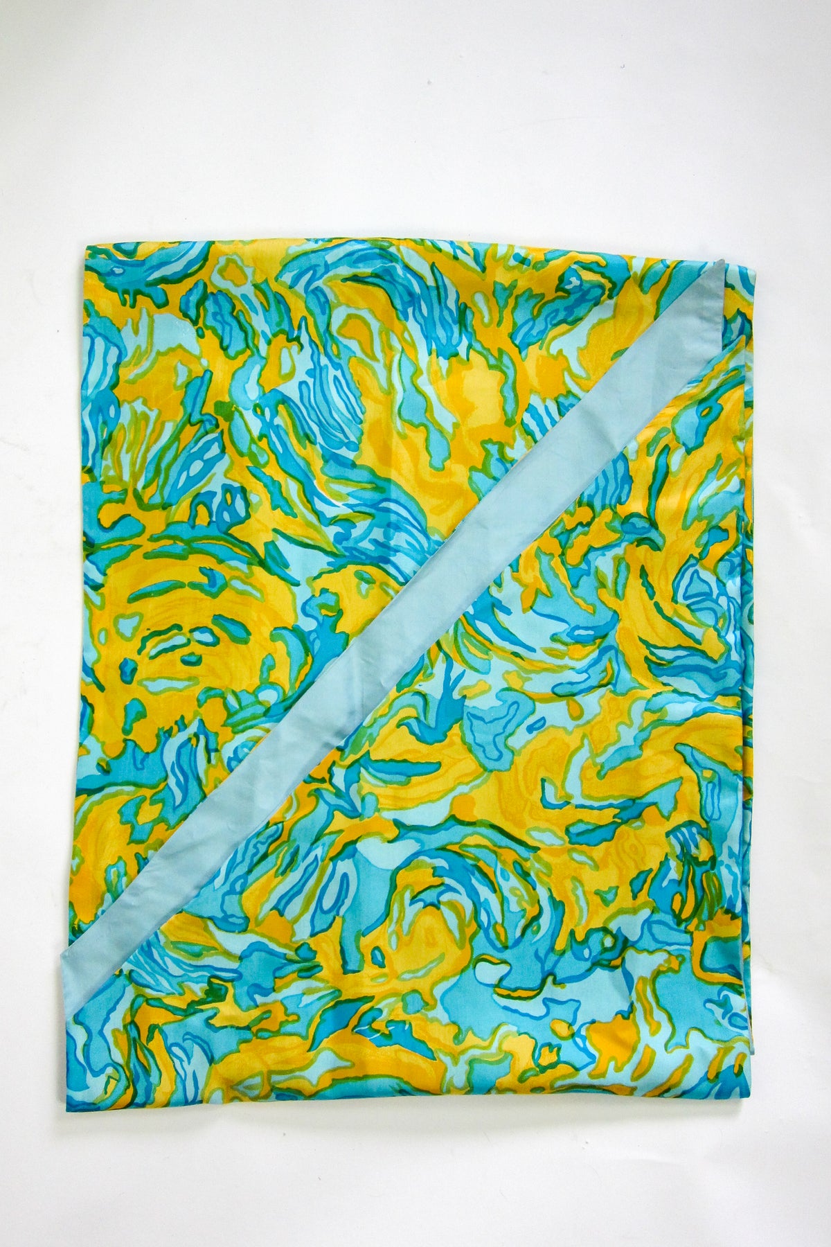 Vintage 1960s Silk Evening Gown & Shawl by Helena Barbieri