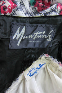 Vintage 1960s Kay Selig Halter Evening Gown