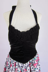 Vintage 1960s Kay Selig Halter Evening Gown