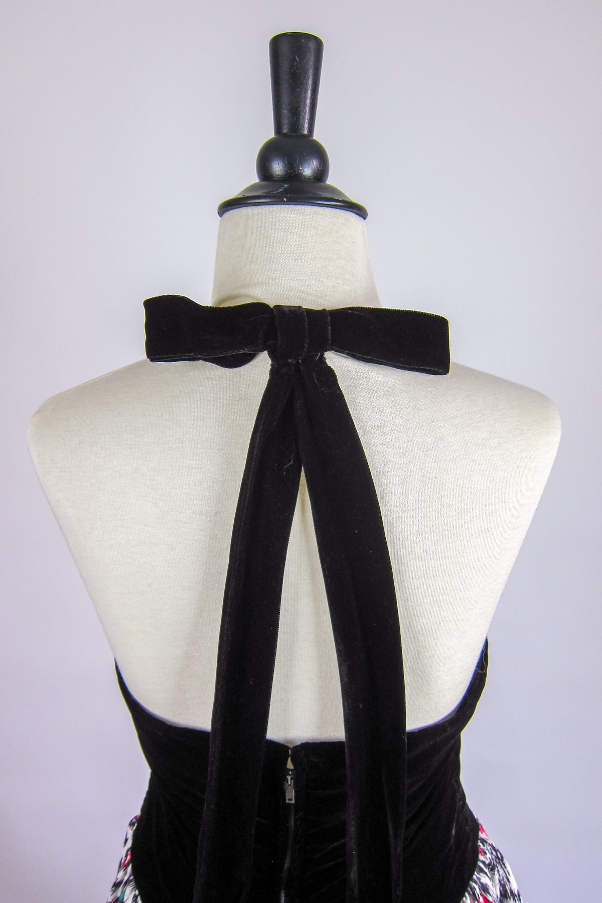 Vintage 1960s Kay Selig Halter Evening Gown