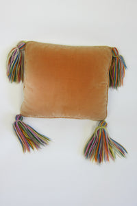 Vintage 1960s Tulip Needlepoint Pillow