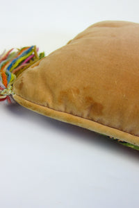 Vintage 1960s Tulip Needlepoint Pillow