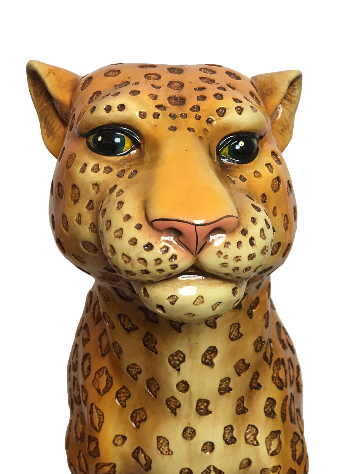 Vintage 1970s Marwal Large Leopard Sculpture