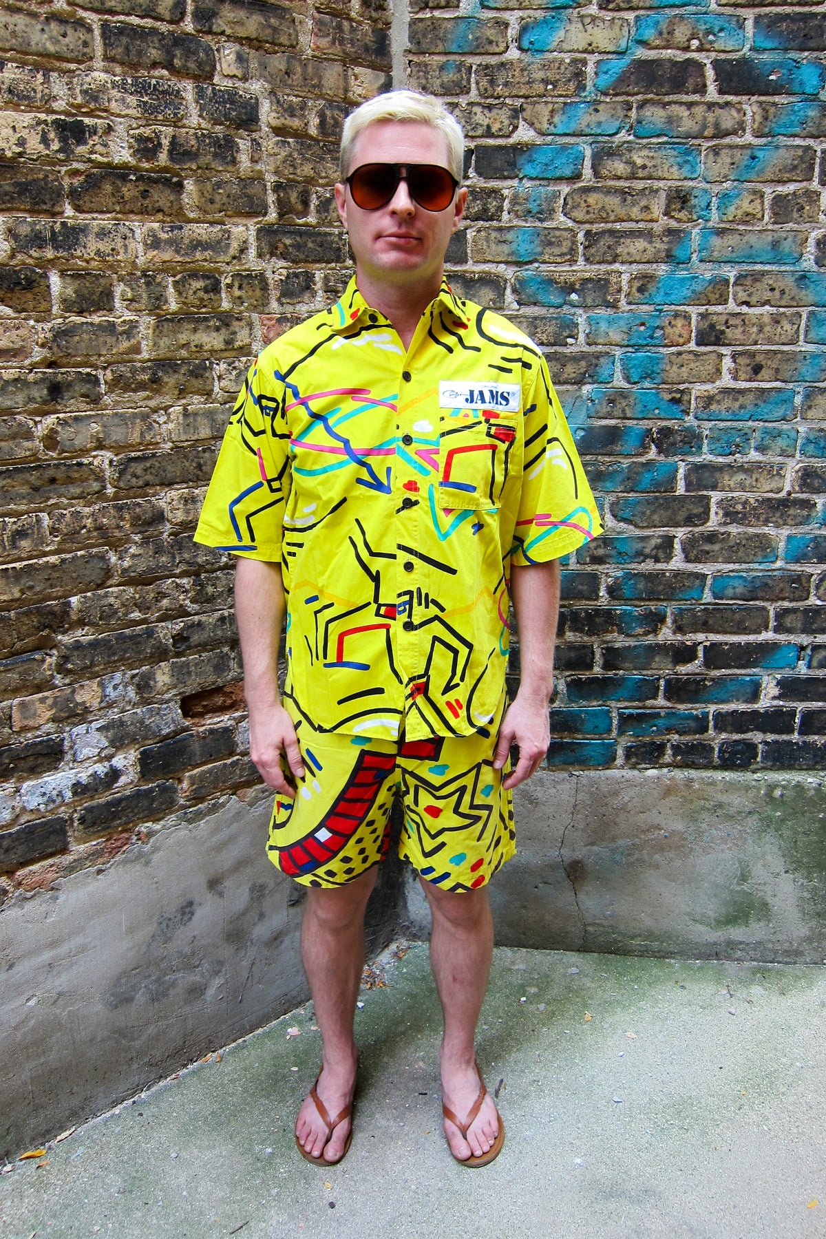 Vintage 1980s 2pc Surf Line Original Jams
