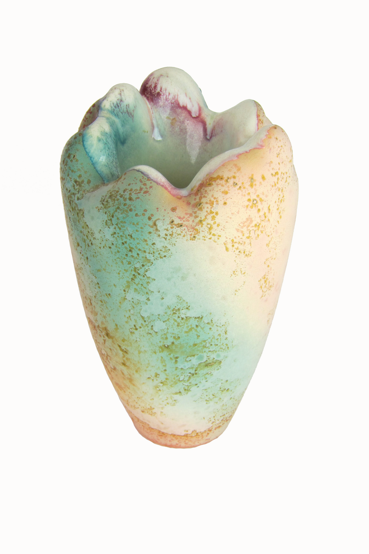 Vintage Tony Evans Raku Sculpture / Vessel