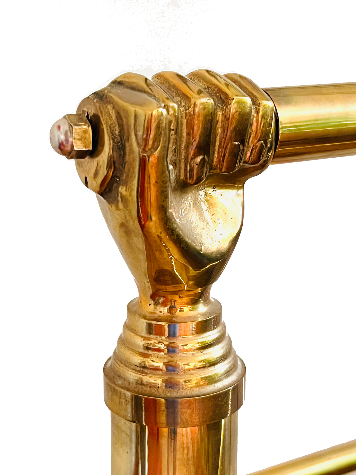 vintage andre arbus beaux arts brass blanket stand 1