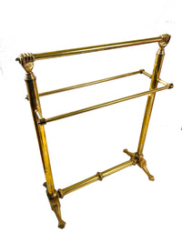 vintage andre arbus beaux arts brass blanket stand