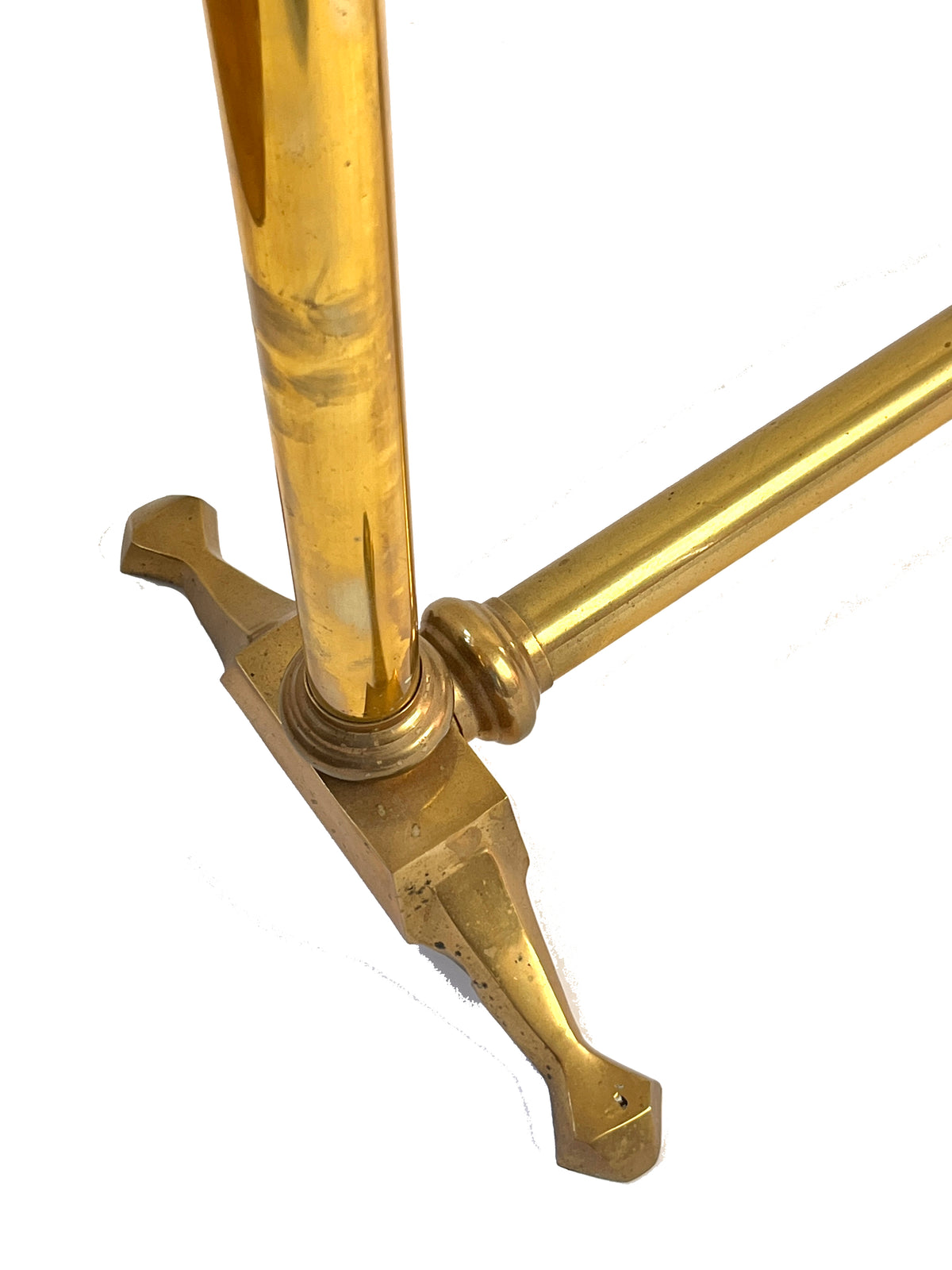 vintage andre arbus beaux arts brass blanket stand 1