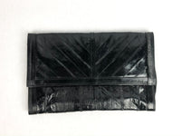Vintage Black Eel Skin Bag