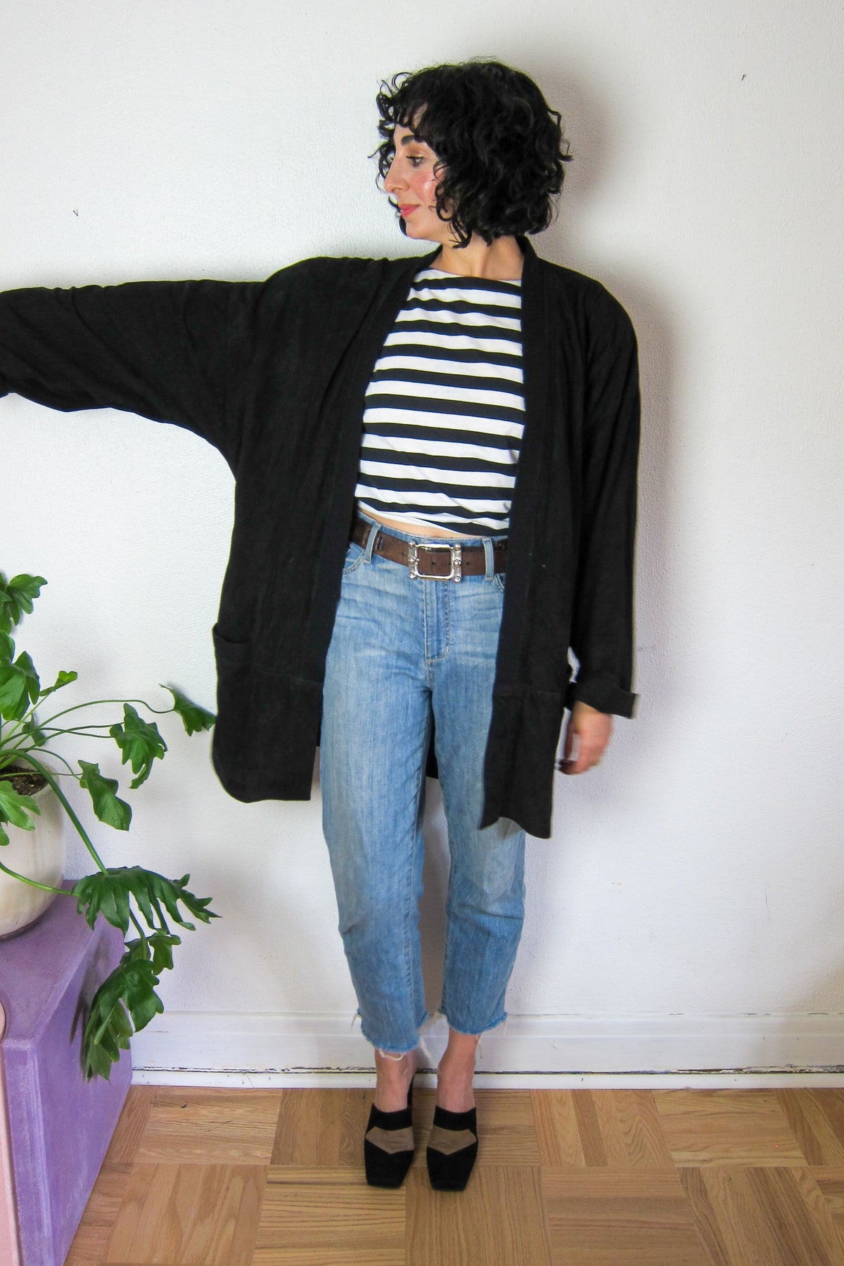 Slouchy 80s Suede Jacket