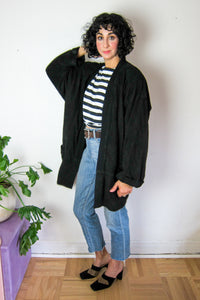 Slouchy 80s Suede Jacket