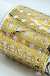 Mid-Century Gold Culver Canella Rocks Glasses