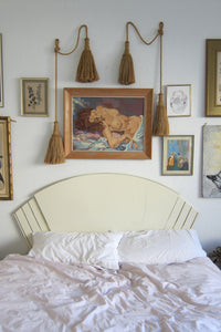 Vintage Handmade Jute Double Tassel