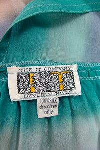 Irene Tsu Hand-Painted Silk Dress