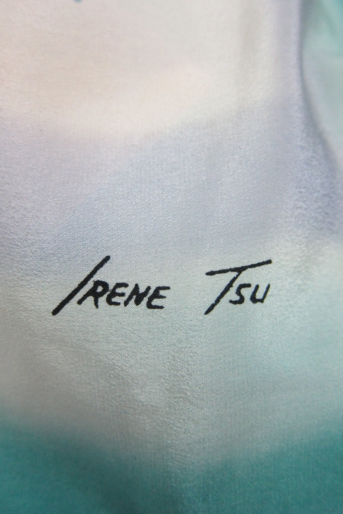 Irene Tsu Hand-Painted Silk Dress