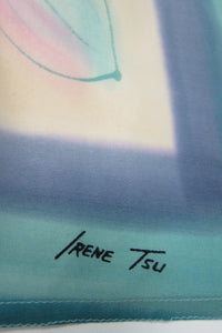 Irene Tsu Hand-Painted Silk Dress
