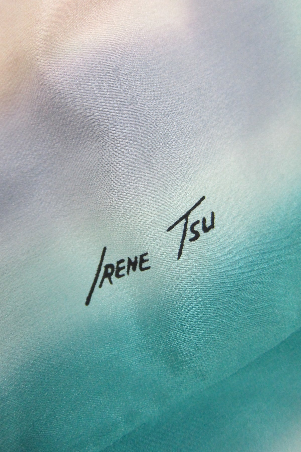 Irene Tsu Hand-Painted Silk Dress