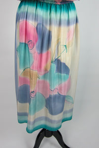 Irene Tsu Hand-Painted Silk Dress