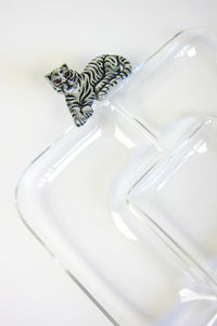 Vintage Arthur Court for Grainware Tiger Handle Tray