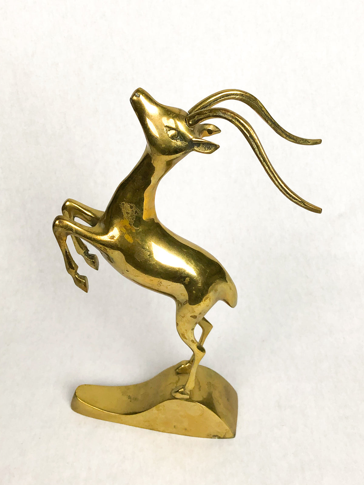 Vintage Brass Gazelle