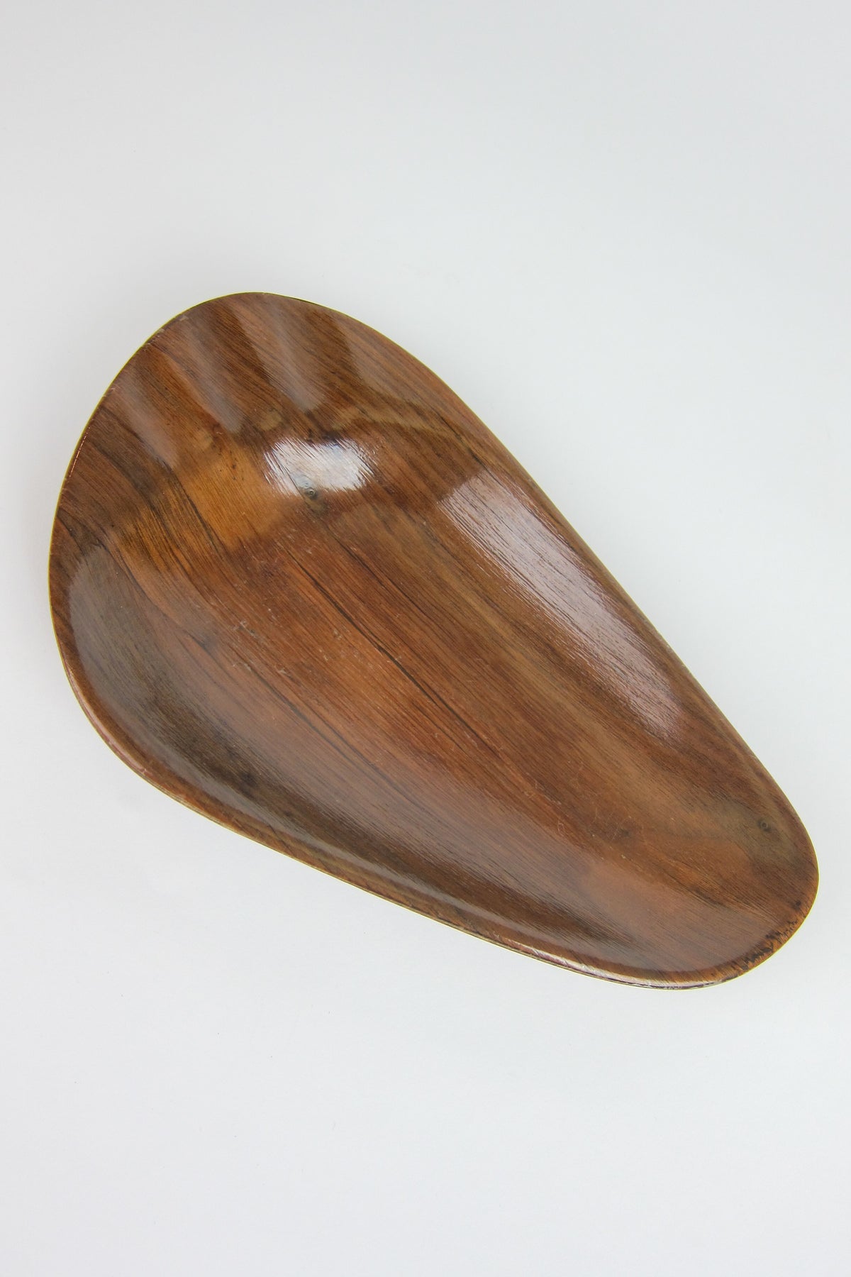 Vintage Mid-Century Modern Wood Catchall / Ashtray
