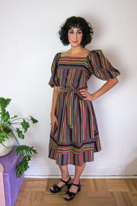 Neiman Marcus Balloon Sleeve Dress