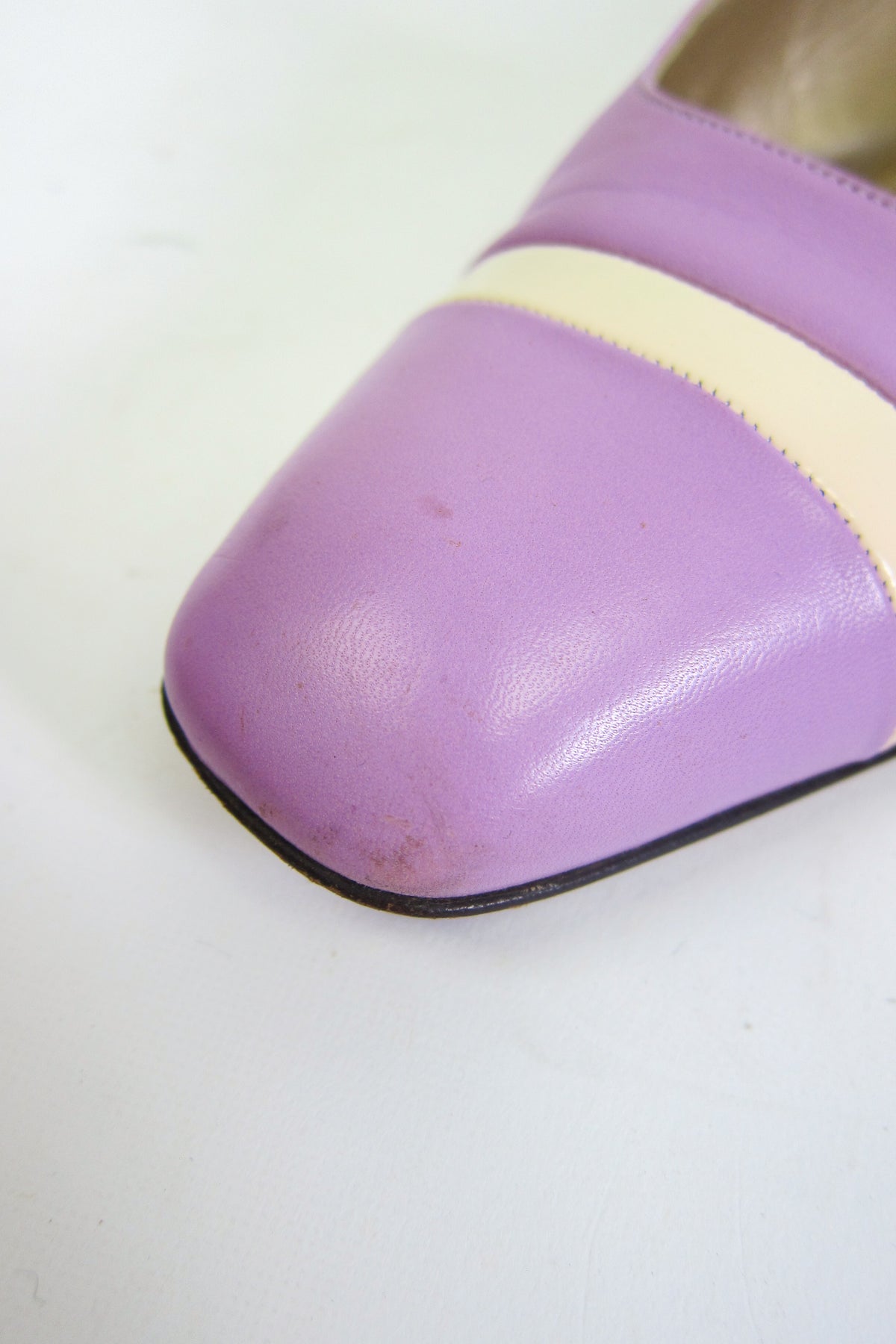 Lilac Leather Pumps by St. John
