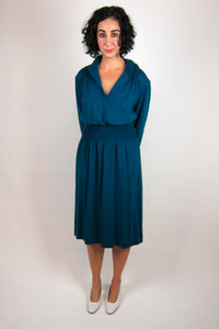 Teal Missoni Wool Knit Dress