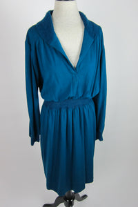 Teal Missoni Wool Knit Dress