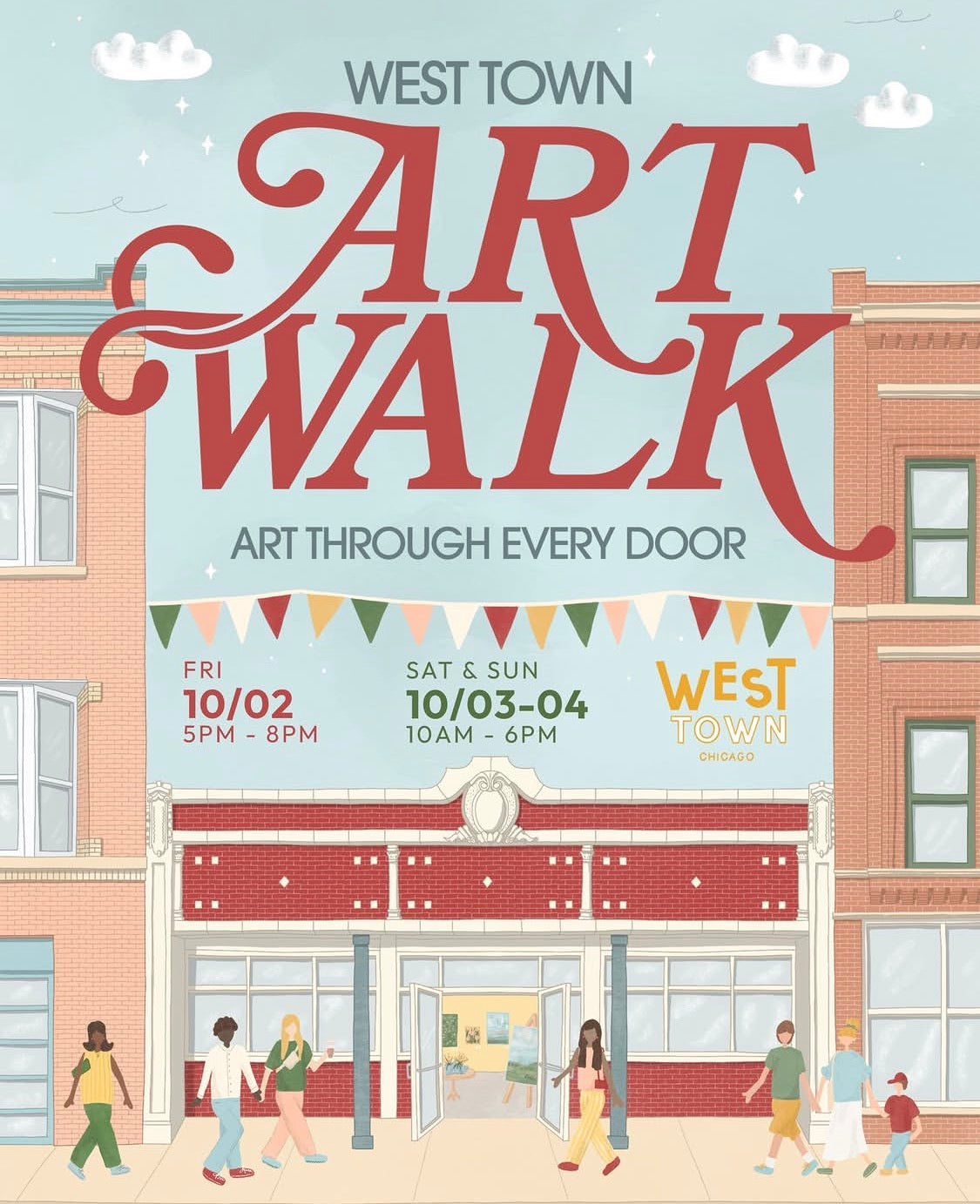 OCT 2-4! WEST TOWN ART WALK 2026