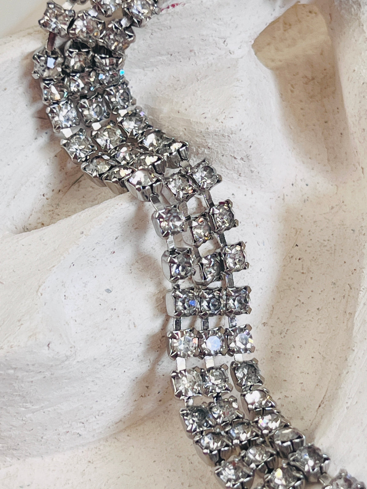 Vintage Rhinestone Choker Necklace