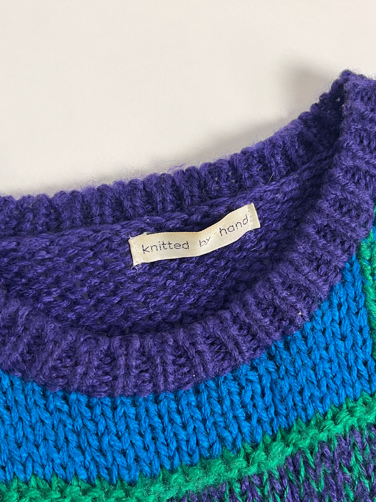 Vintage Colorblock Wool Sweater – Dovetail