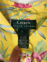Vintage Floral Linen 2-Piece Set by Ralph Lauren