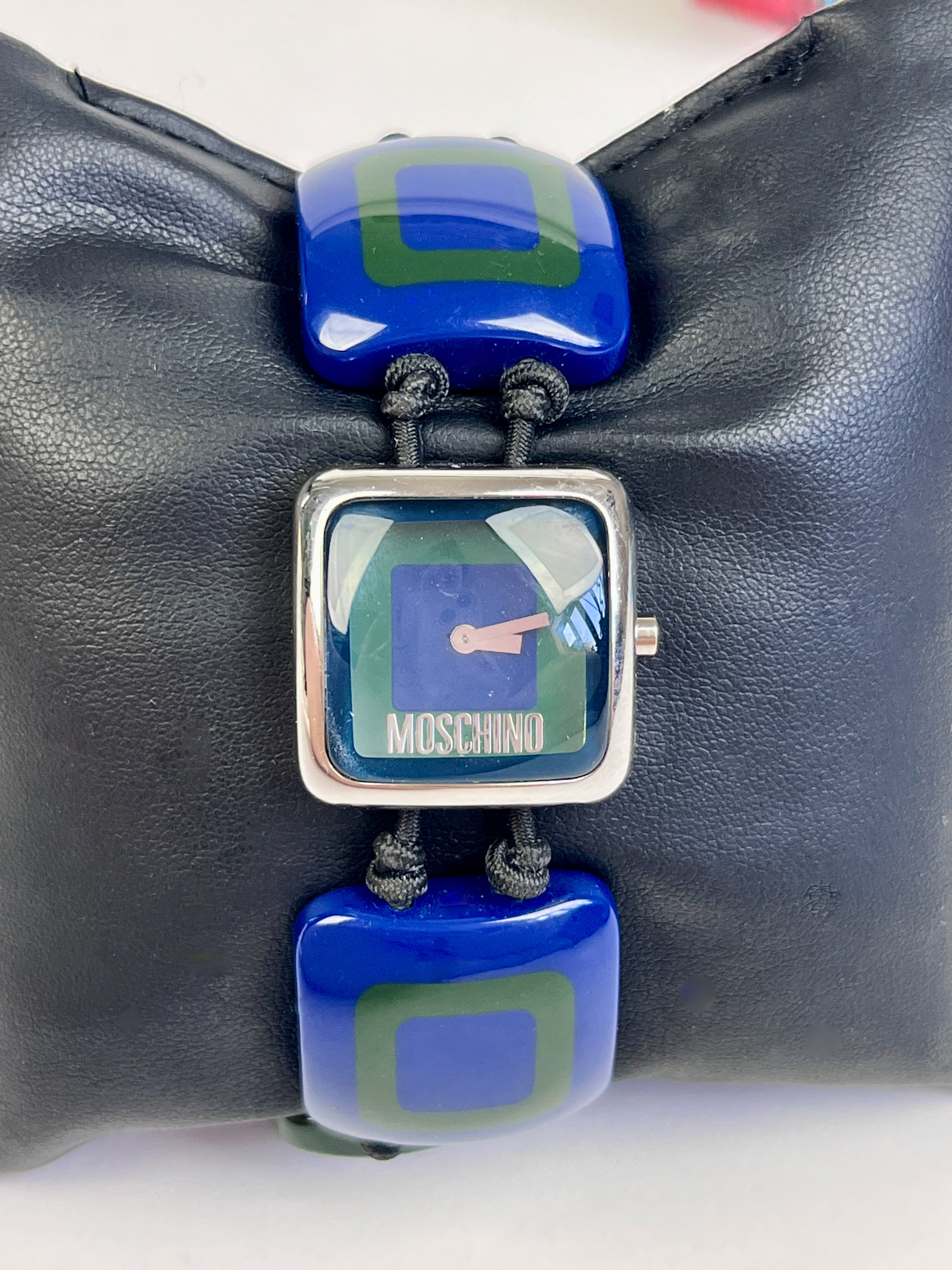 90s Moschino Hours & Minutes Watch and Desk Clock - “I Love 70