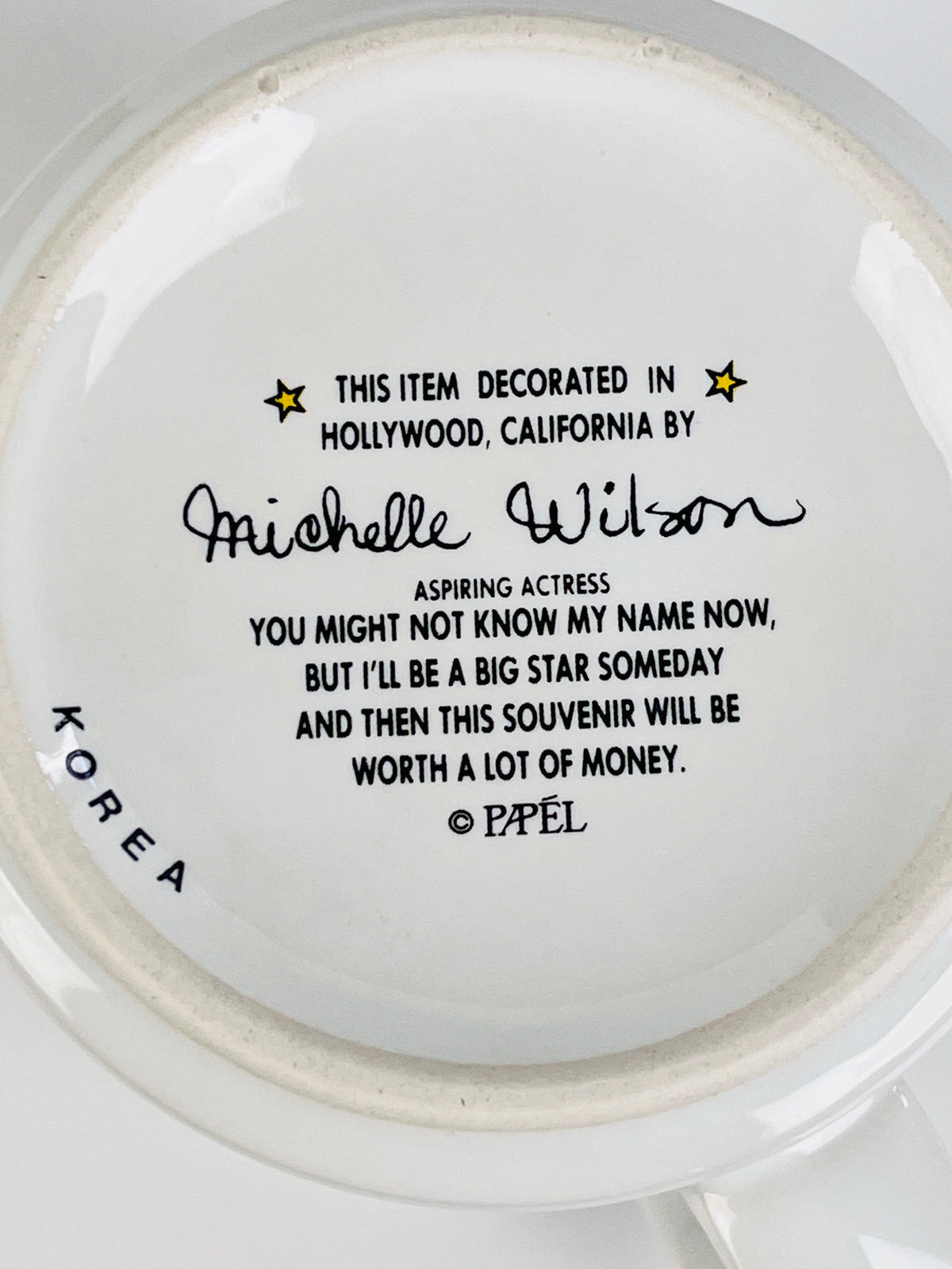 Vintage 90s Hollywood Mug