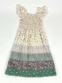 Vintage 1980s Floral Girls Dress