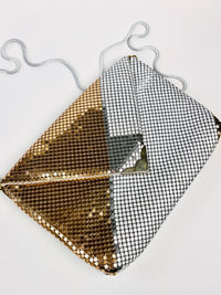 Vintage 1980s Metal Mesh Bag