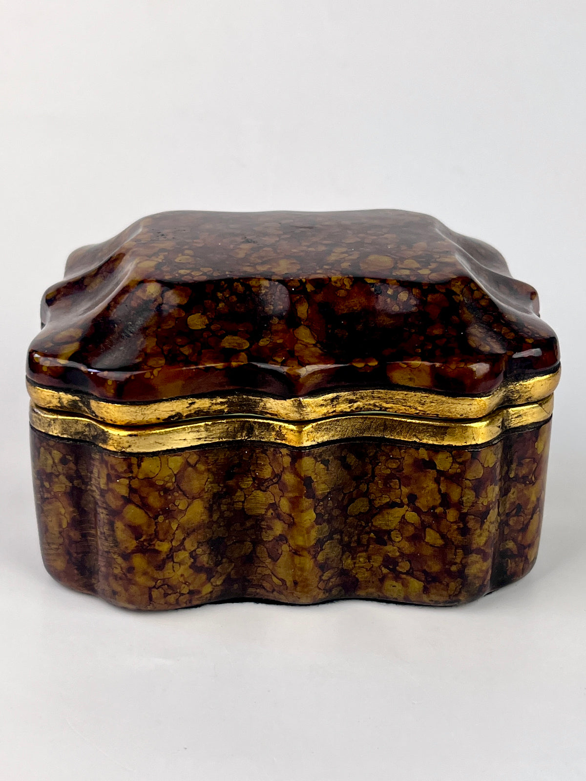 Vintage Italian Faux Tortoise Borghese Box