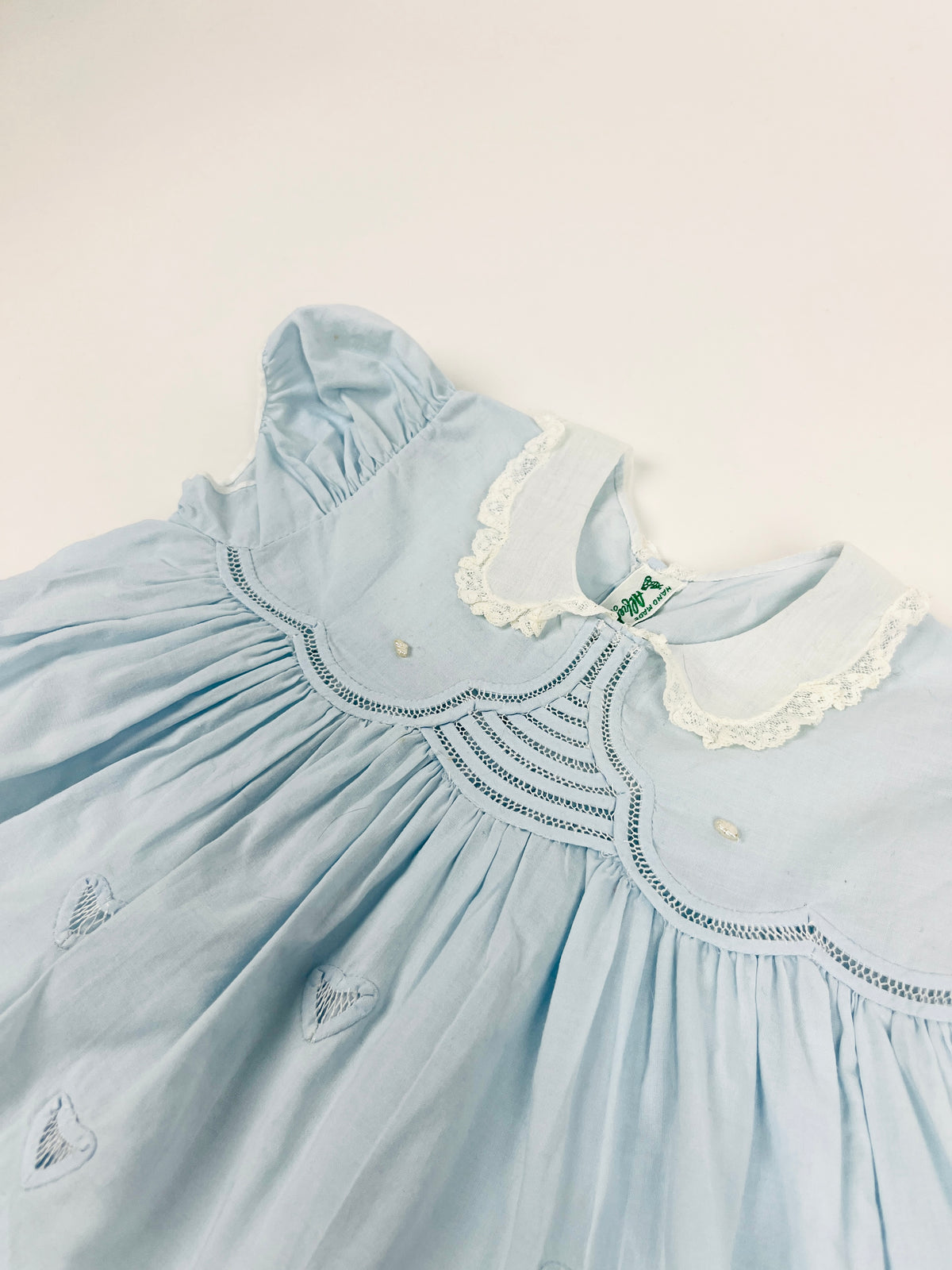 Vintage 1960s Handmade Baby Dress